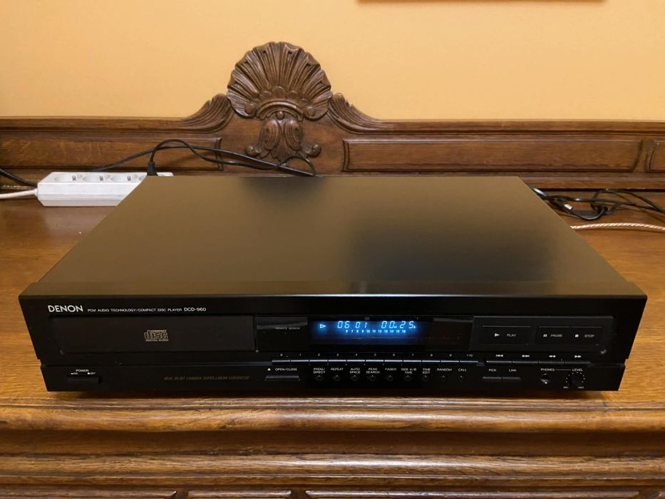 Ceniony odtwarzacz Denon DCD-960, digital out, optical out, DAC