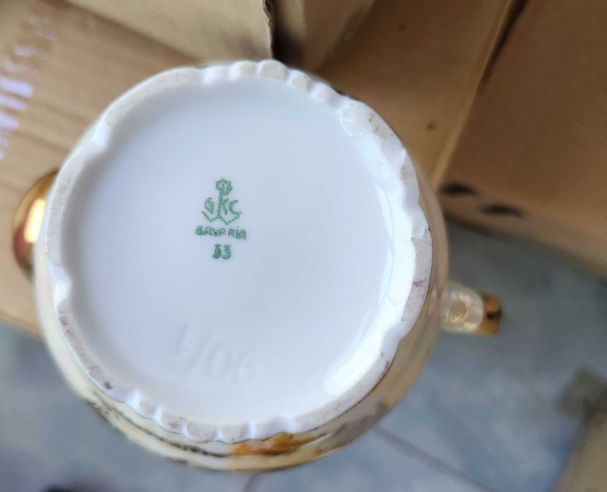 Jogo de café Western Germany anos 1930/40 Gold 22