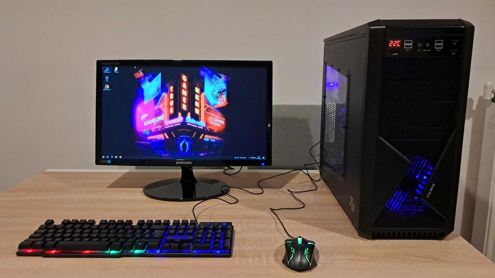 Zestaw Do Gier i5 4x3.2GHz/GTX960-2GB/Ram-16GB/SSD240+1TB/Samsung 22'