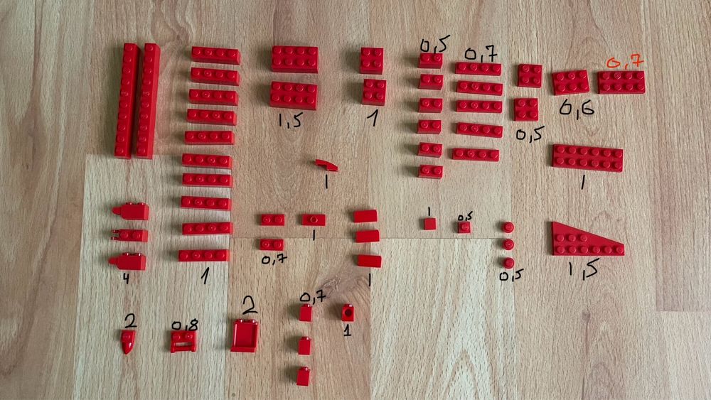 Лего деталі (принти, тварини, зелень, пластини, кубики, скло): 71 грн ...
