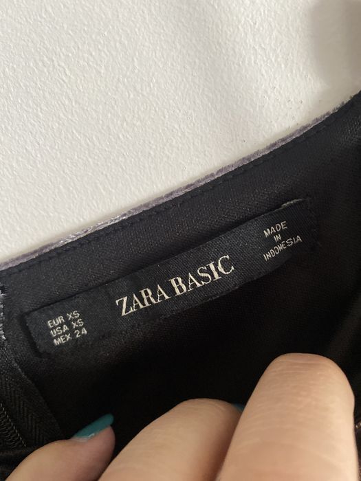 Vestido justo e curto Zara Xs