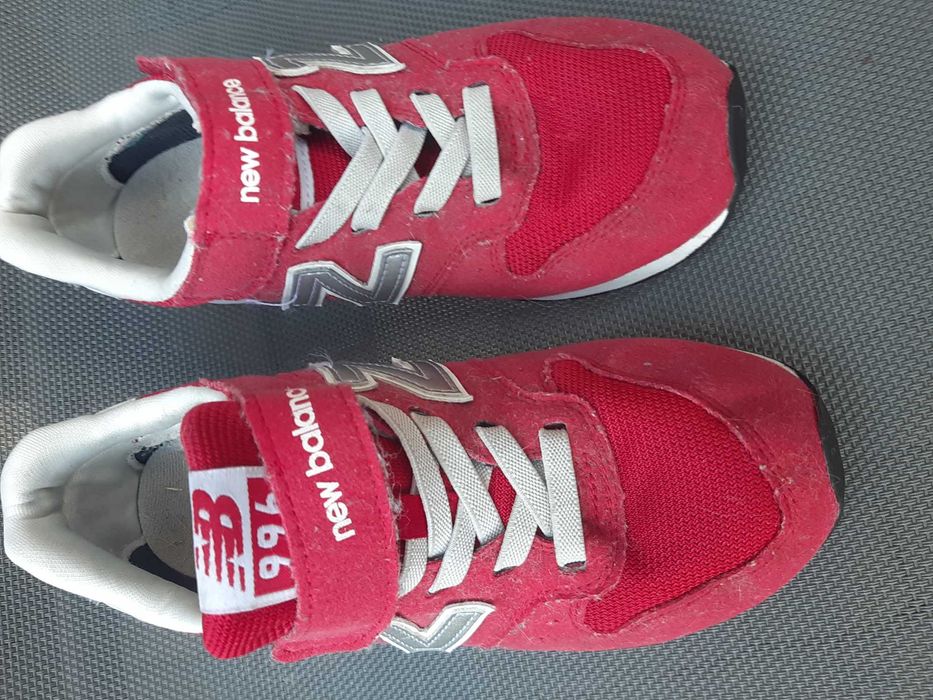 Buty dziecięce New Balance 34.5 sportowe 20.5 cm dla dziecka czerwone