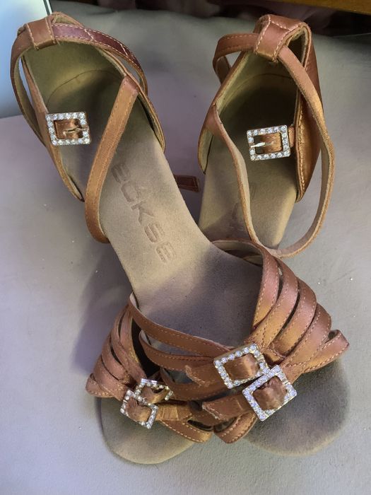 Туфлі, босоніжки для бальних танців латина 2 пари