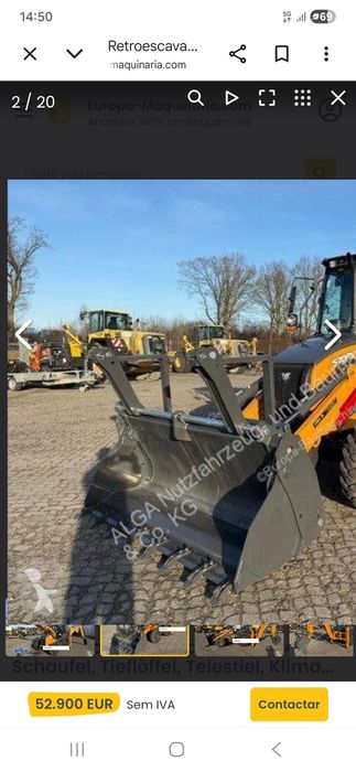 Vendo balde retroescavadora