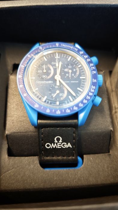 Swatch x Omega MoonSwatch – Mission to Neptune | Muito Bom Estado