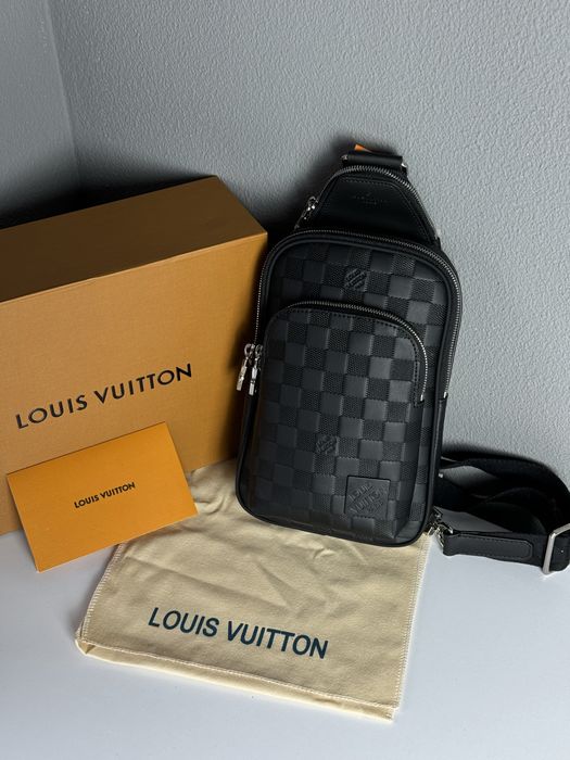 Мужская сумка Louis Vuitton чоловіча сумка слінг месенджер авеню клат