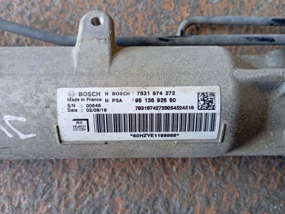 Caixa Direção Citroen Jumpy / Peugeot Expert/Toyota Proace 1.6 BlueHdi 2018 Ref. 9813692680