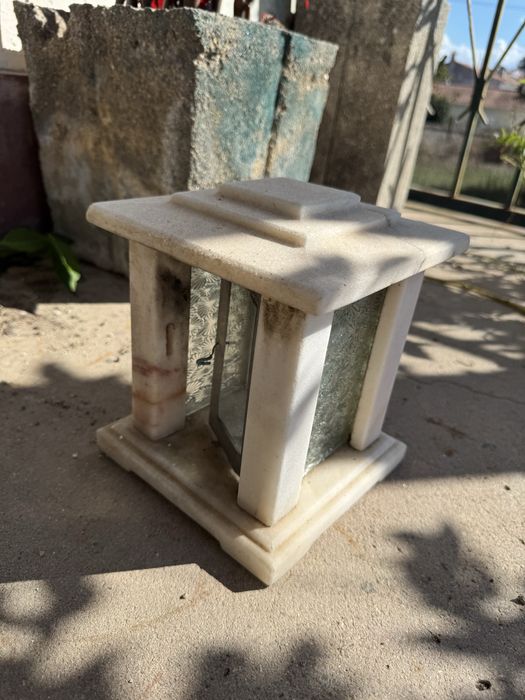 Candeeiro cemiterio em marmore