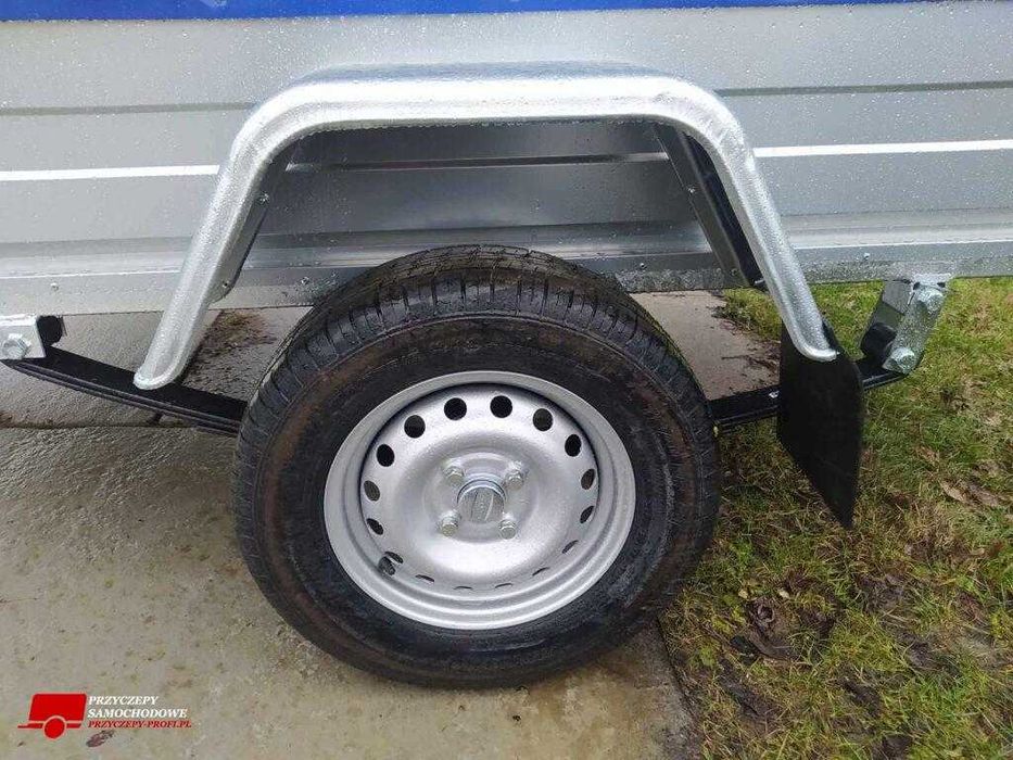 Przyczepa lekka Rydwan model A750/D2 wym 245x125 profesjonalna resor