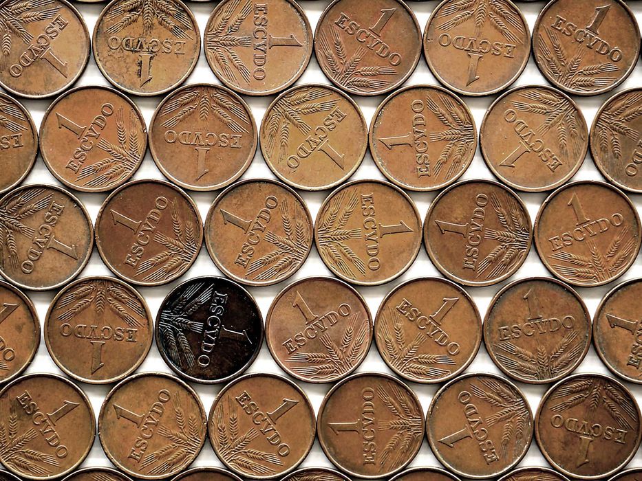 Lote de 95 Moedas 1 Escudo 1974