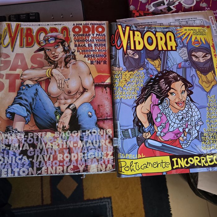 Revistas vibora - comix para adultos