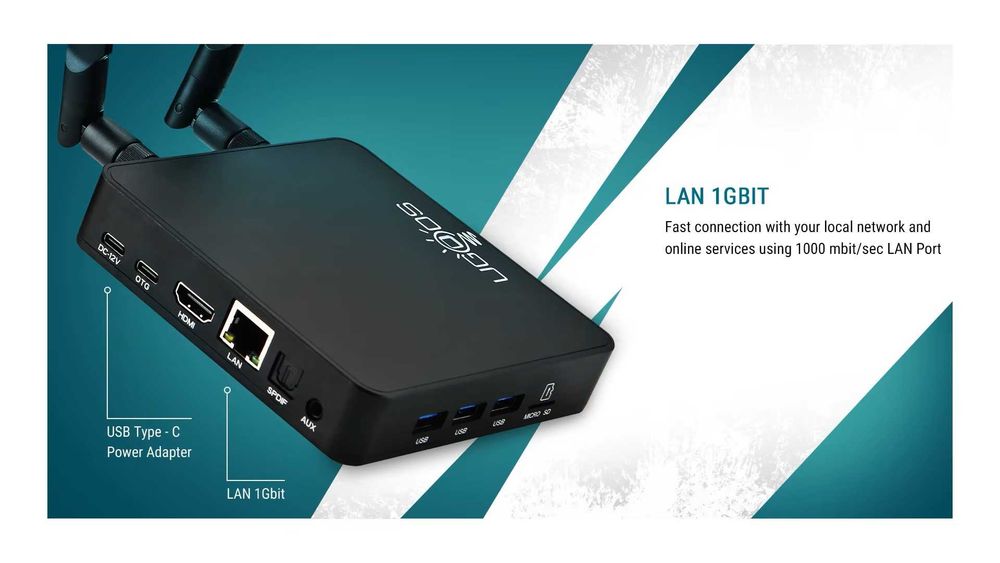 Приставка UGOOS AM9 Pro Amlogic S905X5-J 4/64G LPDDR5