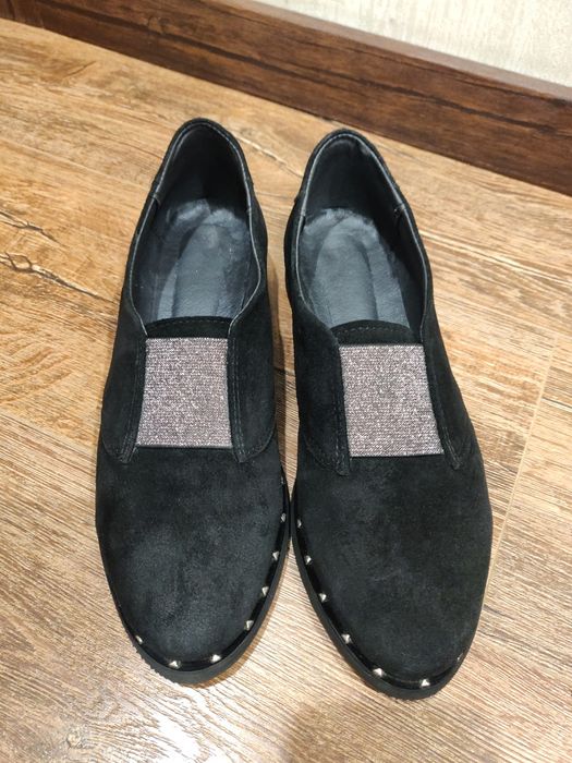 Женские замшевые туфли