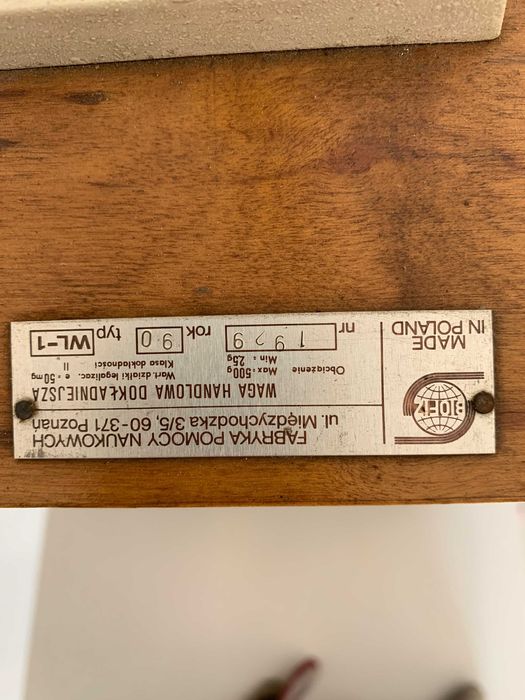 Waga laboratoryjna elektorniczna