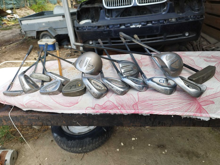 Tacos e material de golf