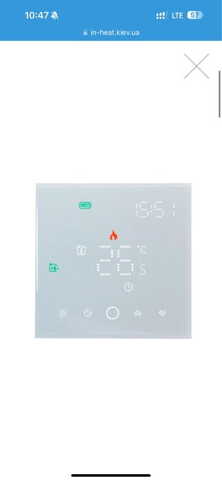 Программируемый терморегулятор EcoTerm Smart с Wi-Fi