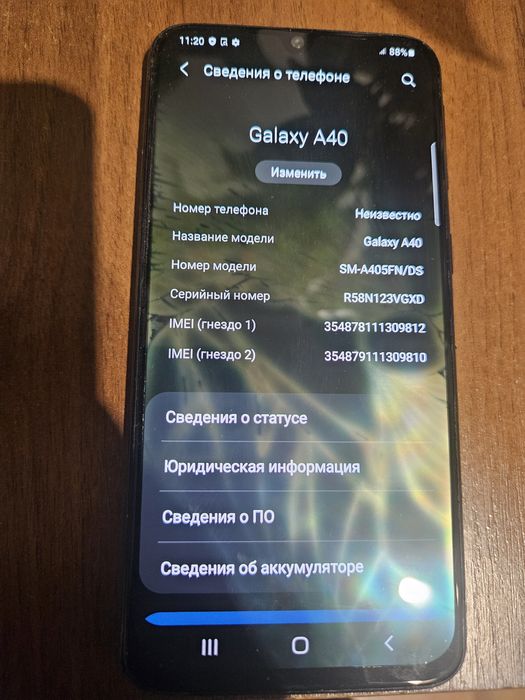 Продам Samsung a40