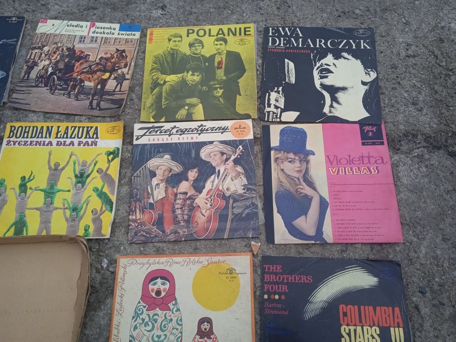 Winyle płyty winylowe prl komplet