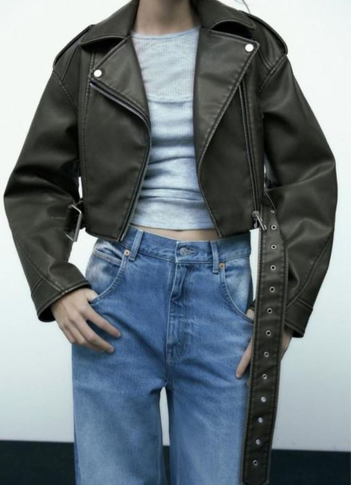 Куртка косуха оверсайз Zara