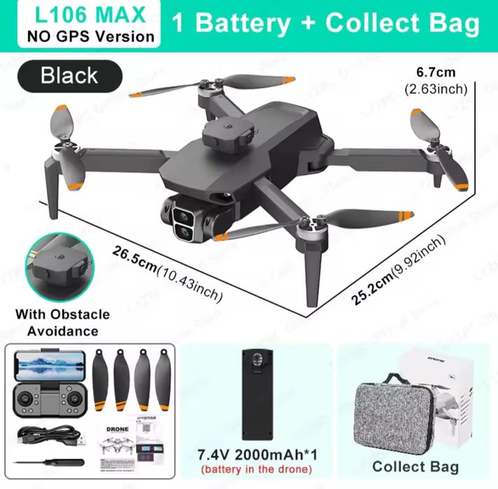 L106 Max 2 Акція!!! LYZRC квадрокоптер Новий!!!