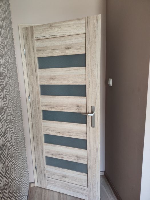 Drzwi wewnętrzne dąb 80cm
