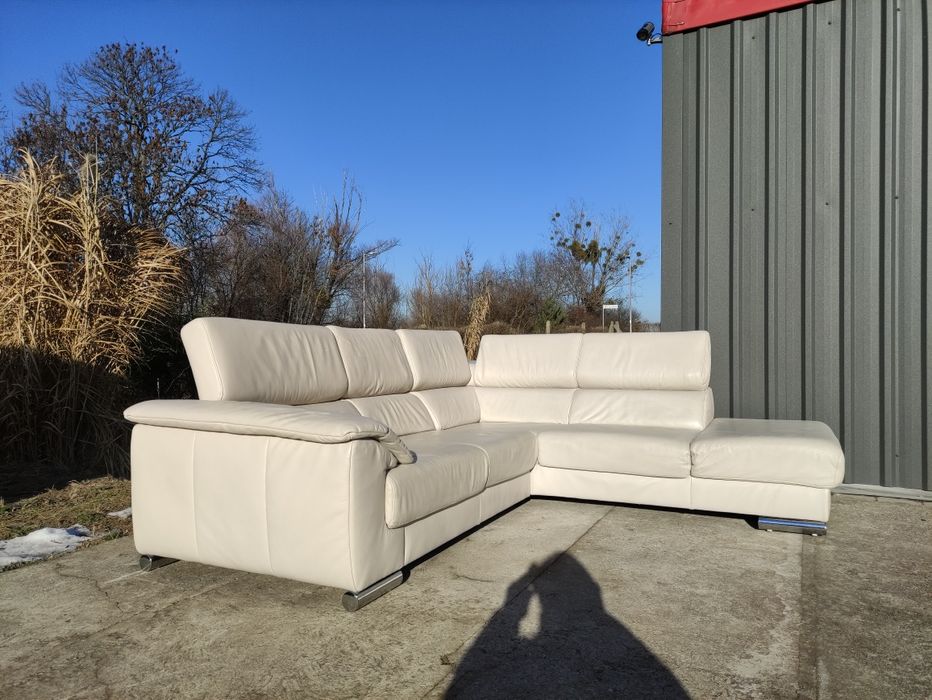 Skórzany narożnik/ rogówka/wypoczynek-skóra naturalna! Ewald Schillig