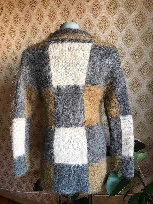 Теплая кофта кардиган  махер 50% размер