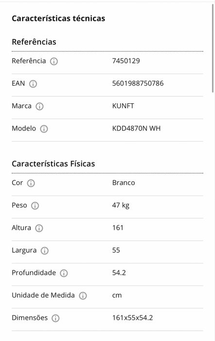 Vendo Frigorifico Kunft 243 L