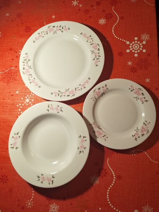 Zestaw, serwis obiadowy, ćmielowska porcelana