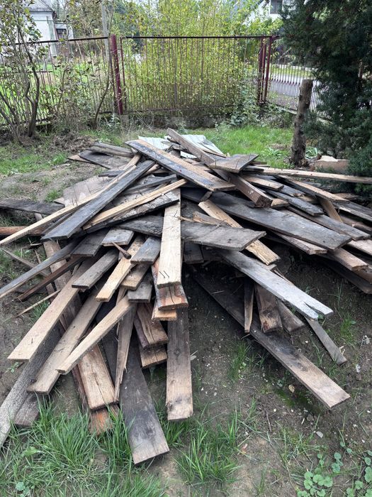 Drewno opał deski surowe