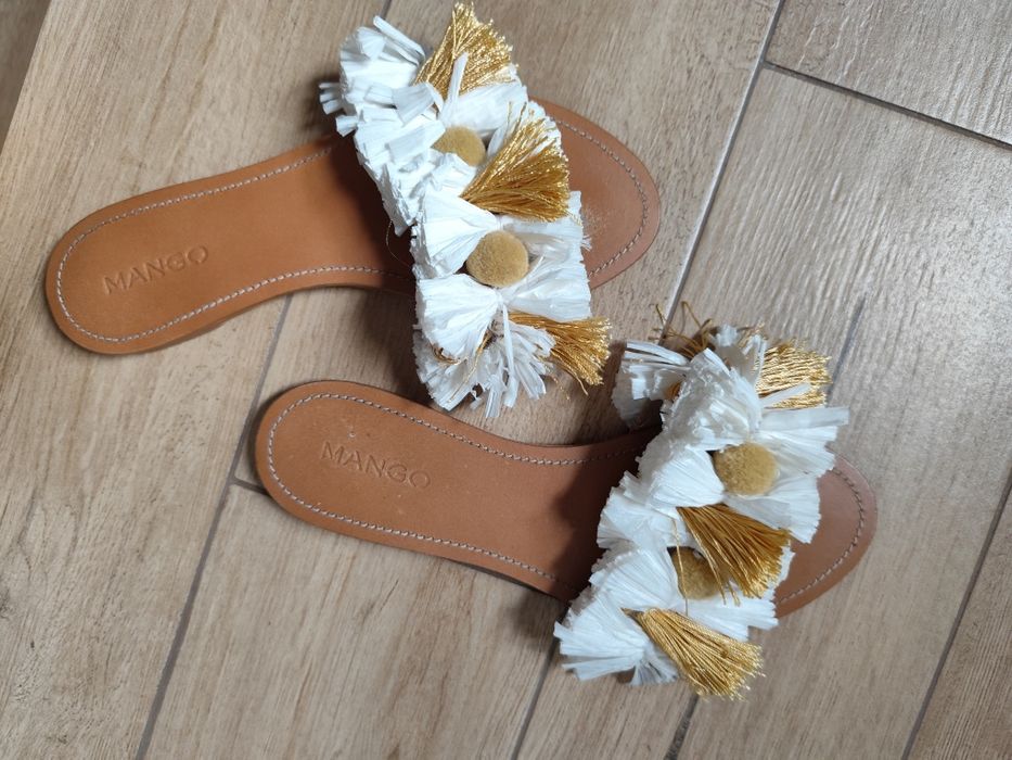 Klapki damskie  Boho mango rozm 38