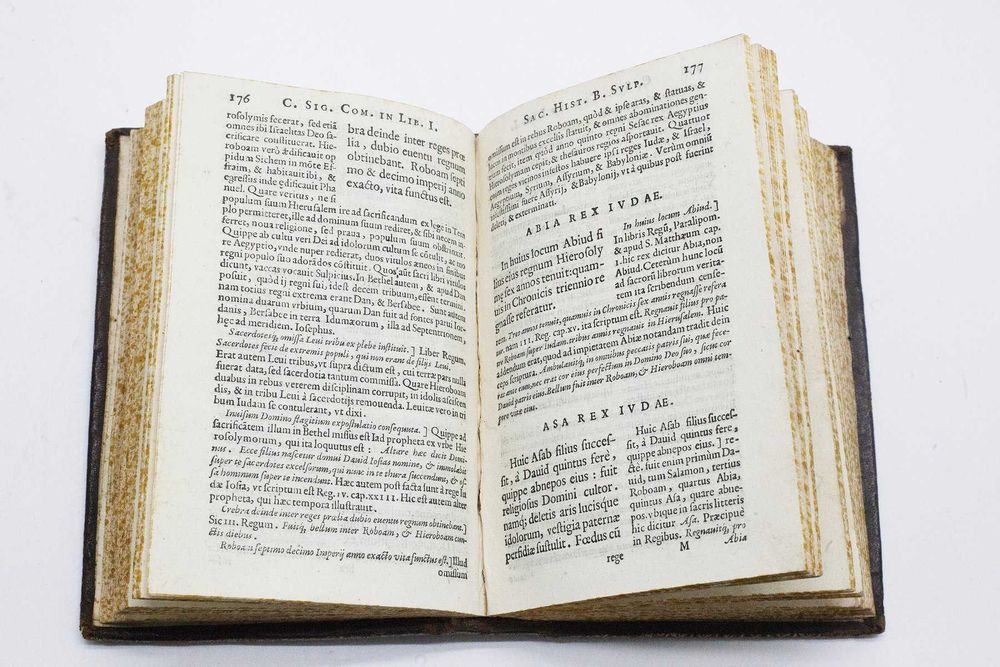 Raridade do Séc. XVI sobre a História Sagrada de Sulpício Severo. 1581