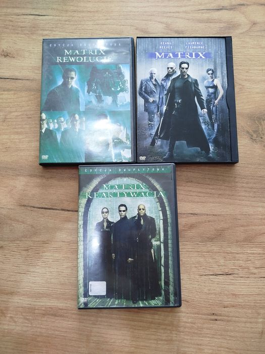 Matrix trylogia na dvd