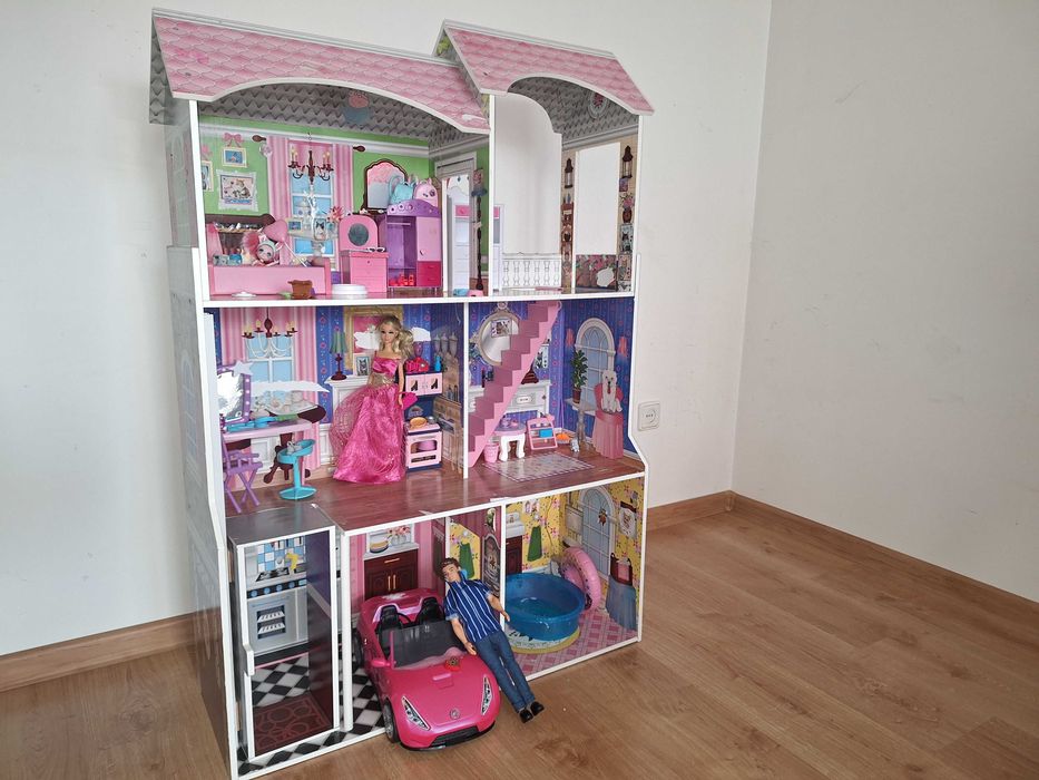 Dom dla lalek XXL wraz z akcesoriami