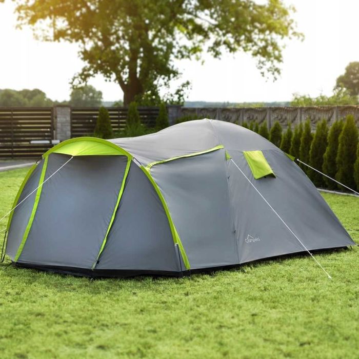 DUŻY Namiot kempingowy 4 OSOBOWY turystyczny RODZINNY wodoodporny IGLO