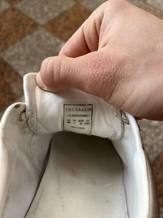 Trussardi sneakersy białe