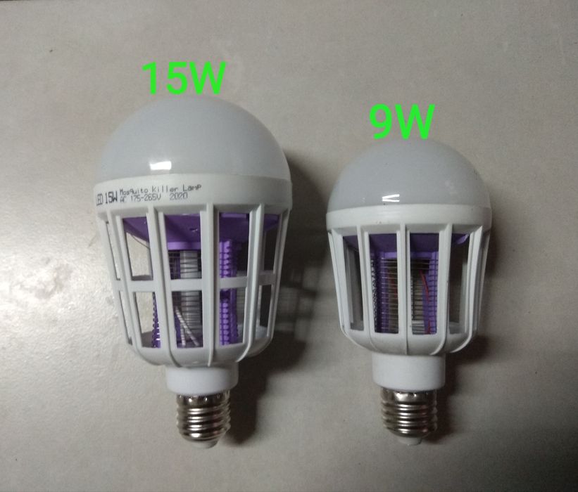 Lâmpadas Led com Mata Moscas 15W 9W Lâmpada