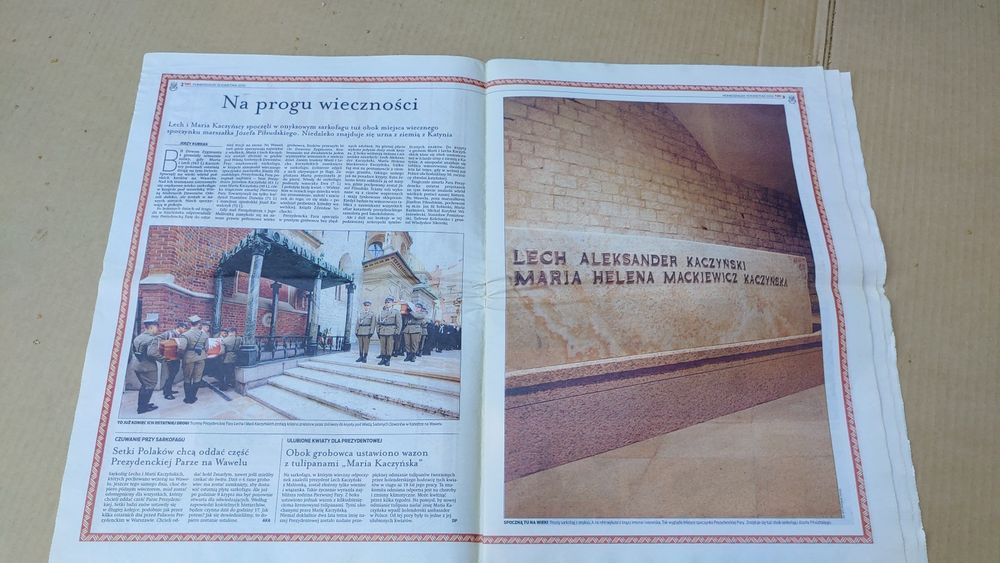 Fakt 19 kwietnia 2010 gazeta katastrofa smoleńsk Lech Kaczyński