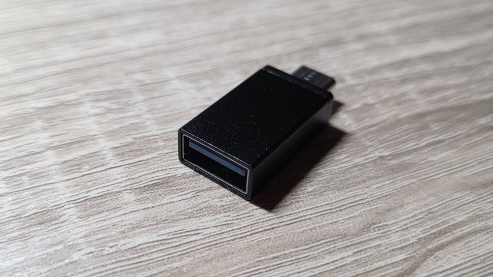 Adapter USB 3.0 -> USB -C , czarny