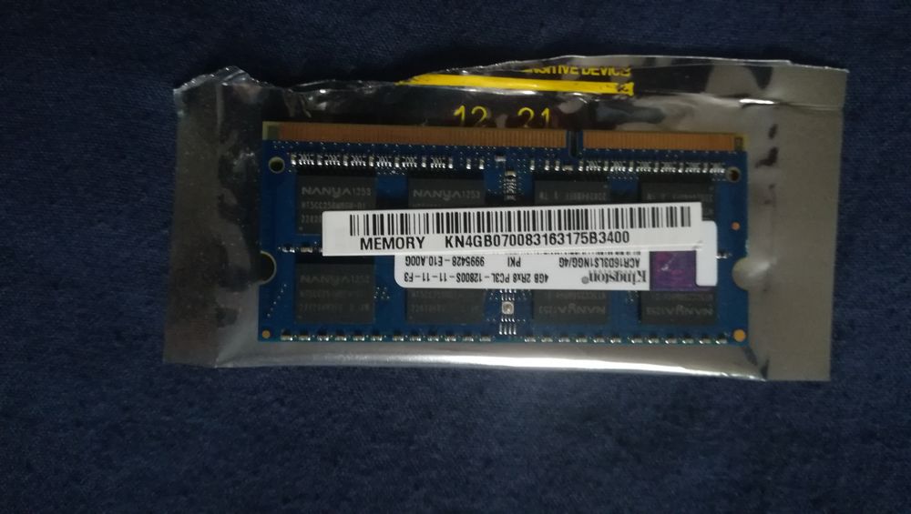 Pamięć RAM KINGSTON 4GB 2RX8 PC3-12800S