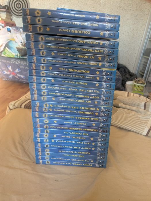 DVD-диски Disney Magic English. Та журнали Disney Magic English від 1 до 55