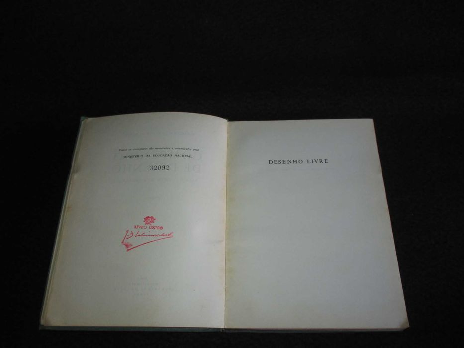 Livro Desenho Primeiro Ciclo 3ª edição 1966