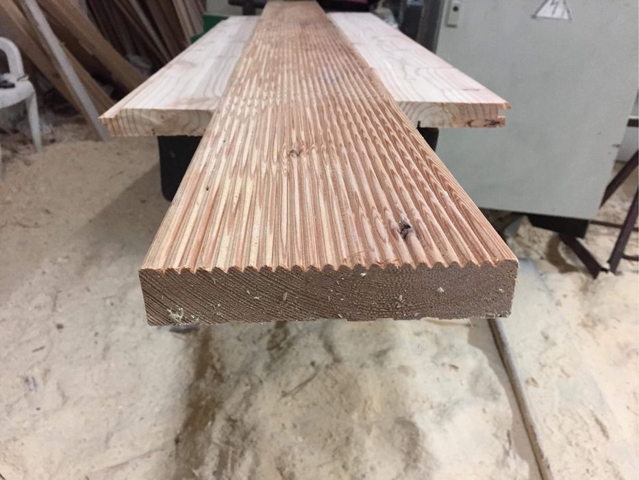 Deska tarasowa  elewacyjna bezseczna  modrzew Producent