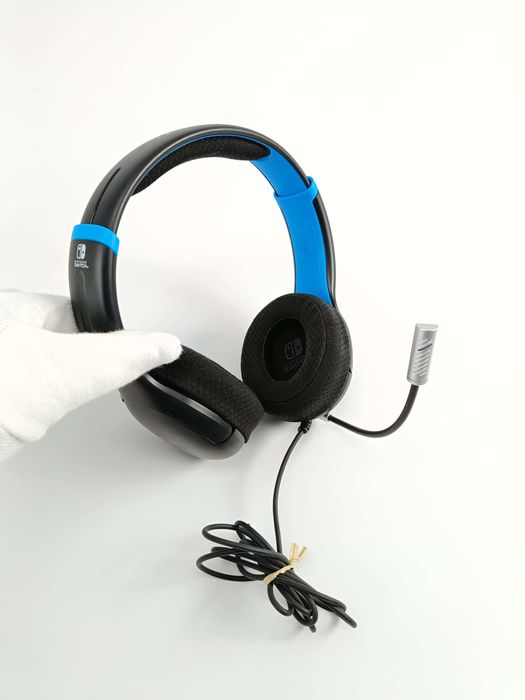 PDP Przewodowy zestaw słuchawkowy AIRLITE Moonlight Black Nintendo