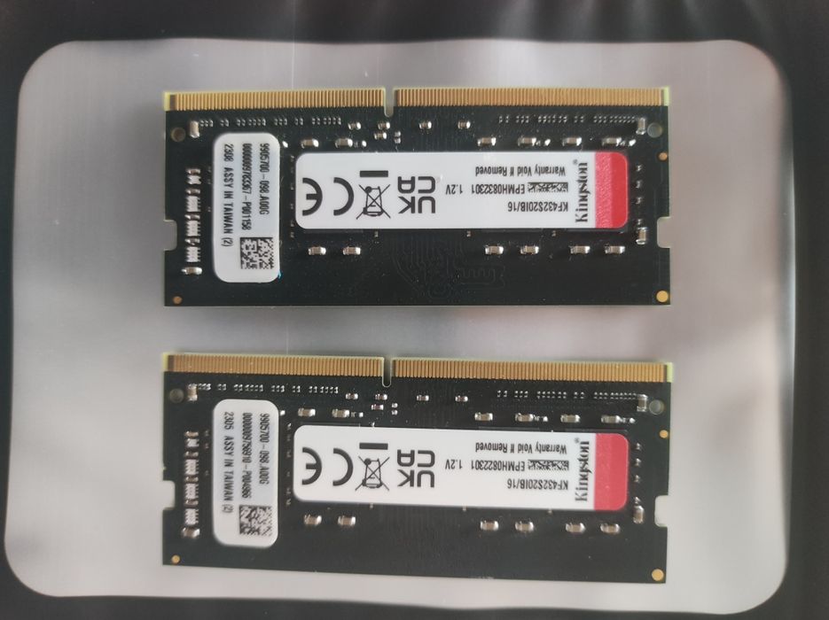 Kingston FURY Impact 32GB (2x16GB) DDR4 3200MHz CL20 SO-DIMM Laptop