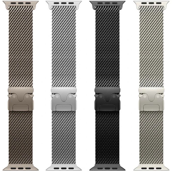 Ремінець Milanese Loop ремешок міланська петля титан apple watch