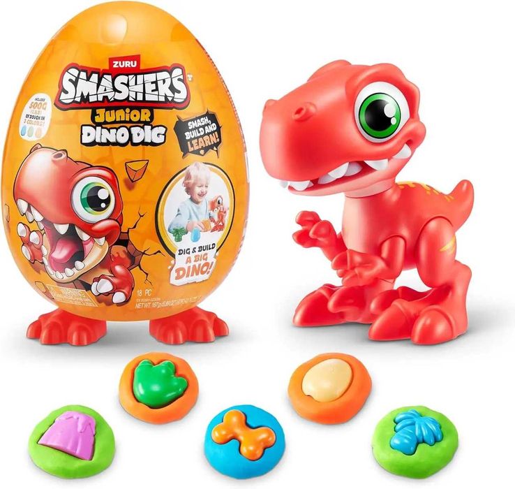Набір з динозавром та тістом  Zuru Smashers Junior Dino Raptor 74116A