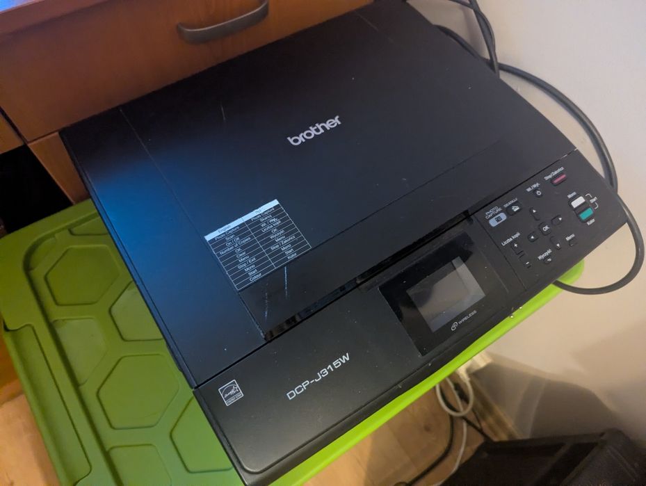 Drukarka skaner kopiarka Brother DCP-J315W + tusze WiFi