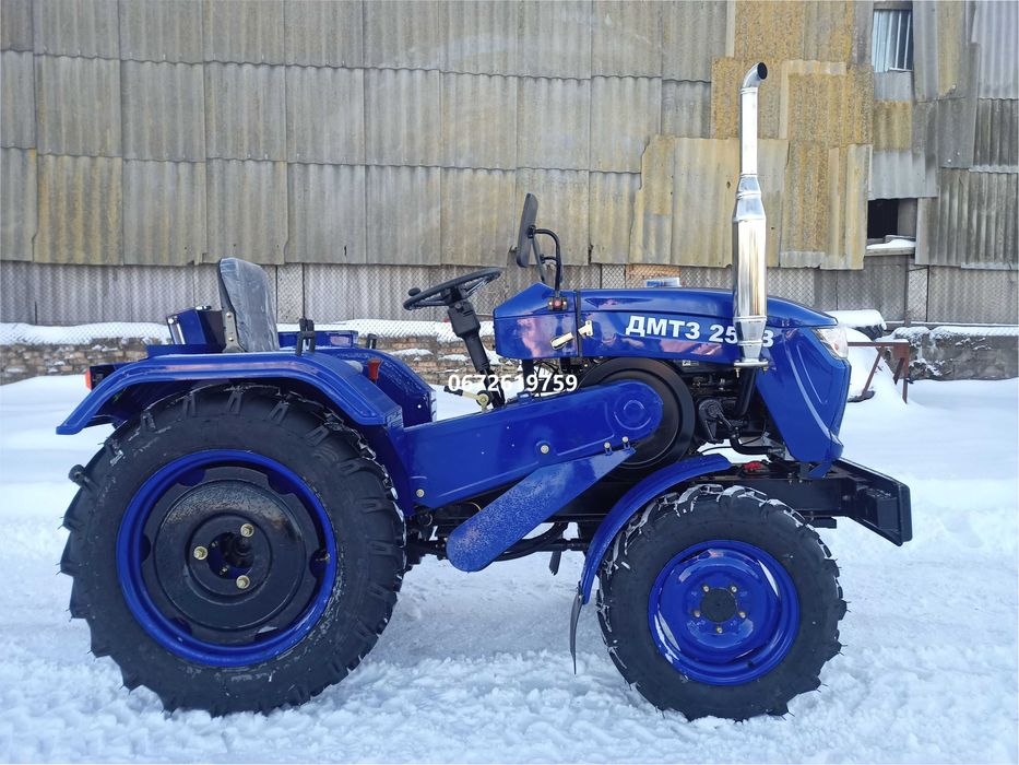 Мінітрактор колісний ДМТЗ 255 B (синій) доставка безкоштовна під двір