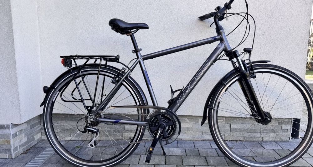 Gwarancja! Super stan Kross Siberian koła 28” rama 21” Acera rower